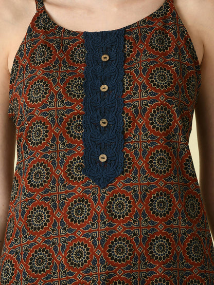 Myshka Women's Multi Straight Printed Kurta - Distacart
