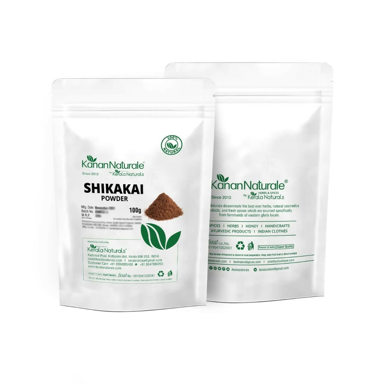 Kerala Naturals Shikakai Powder - Distacart