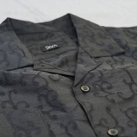 Thumbnail for Diva Globe Black Lapel Collar Shirt - Distacart