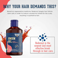 Thumbnail for Beardhood Onion Hair Oil with Redensyl - Distacart