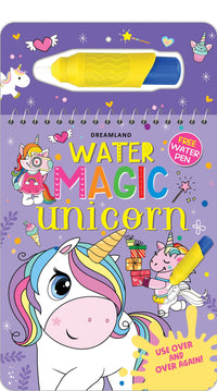 Thumbnail for Dreamland Water Magic Unicorn- With Water Pen - Use Over and Over Again : Children Drawing, Painting & Colouring Spiral Binding - Distacart