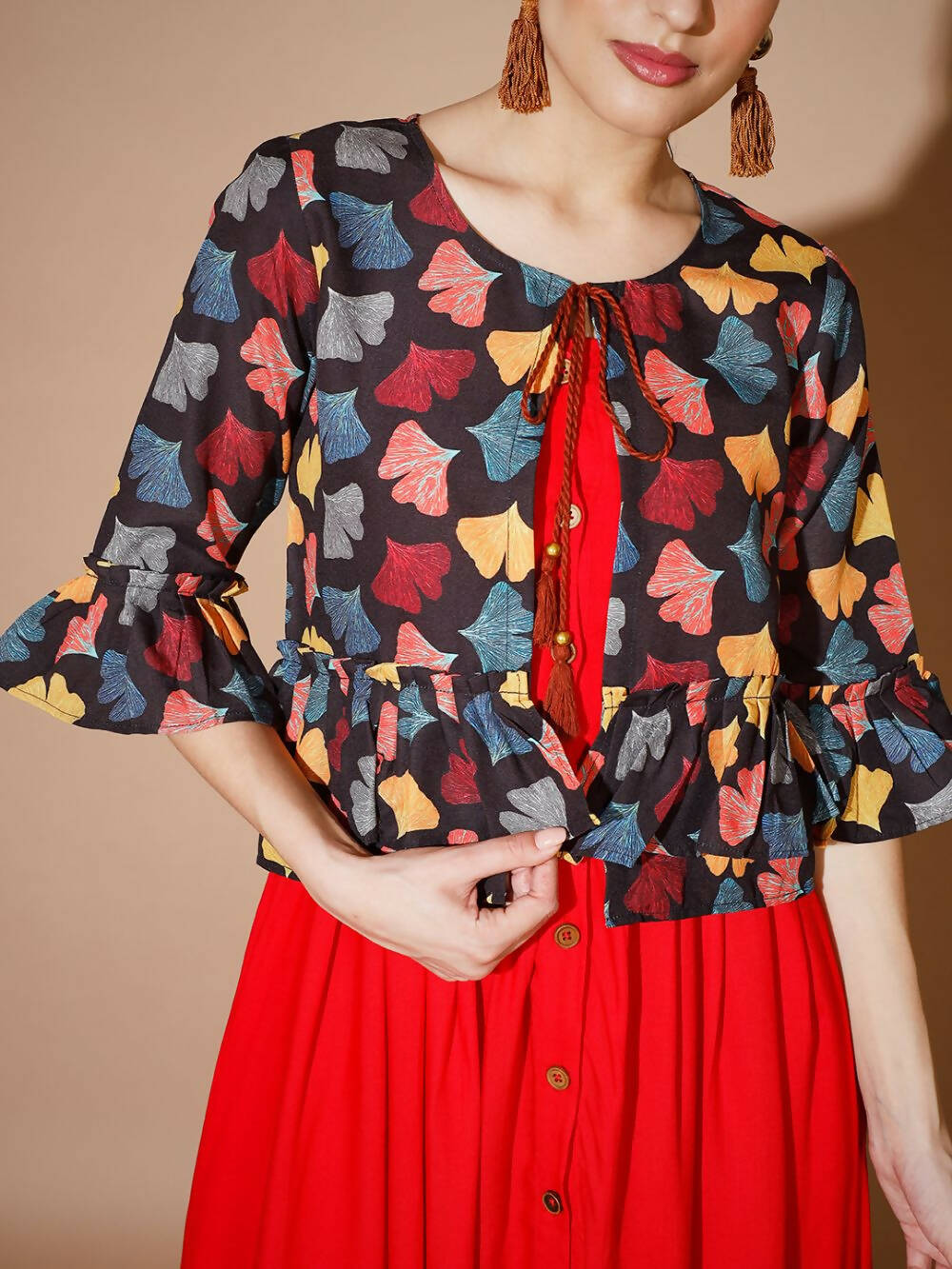 Myshka Women Multi Solid Dresses - Distacart