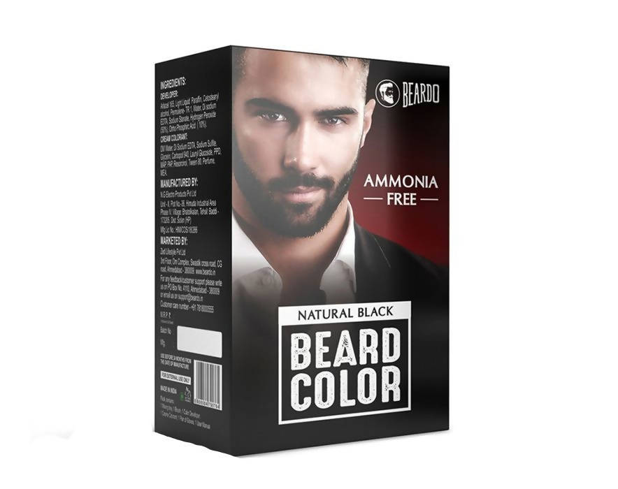 Beardo Beard Color for Men - Natural Black - Distacart