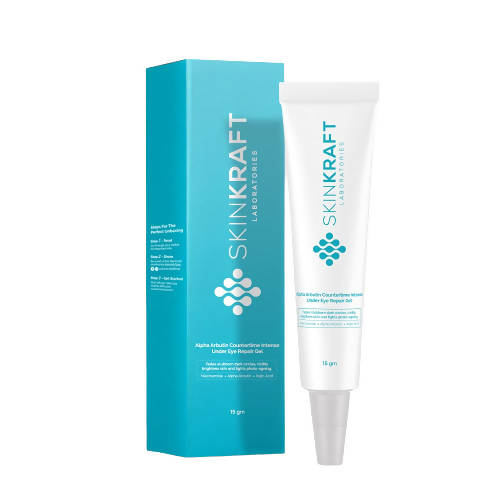 SkinKraft Alpha Arbutin Countertime Intense Under Eye Repair Gel - Distacart