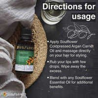 Thumbnail for Soulflower Cold Pressed Argan Carrier Oil Pure & Natural uses