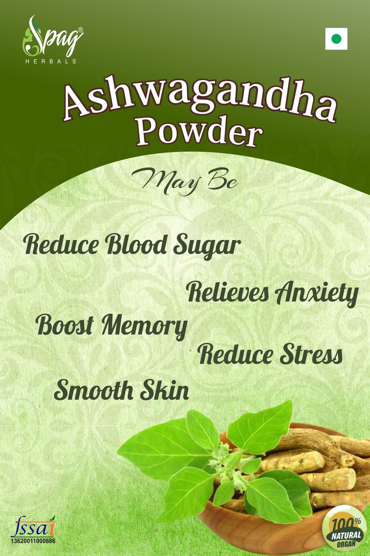 Spag Herbals Ashwagandha Powder - Distacart