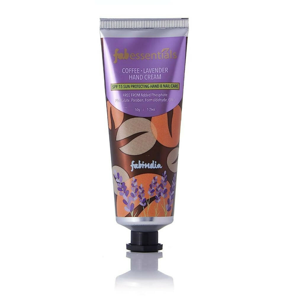 Fabessentials Coffee Lavender Hand Cream - SPF 15 - Distacart