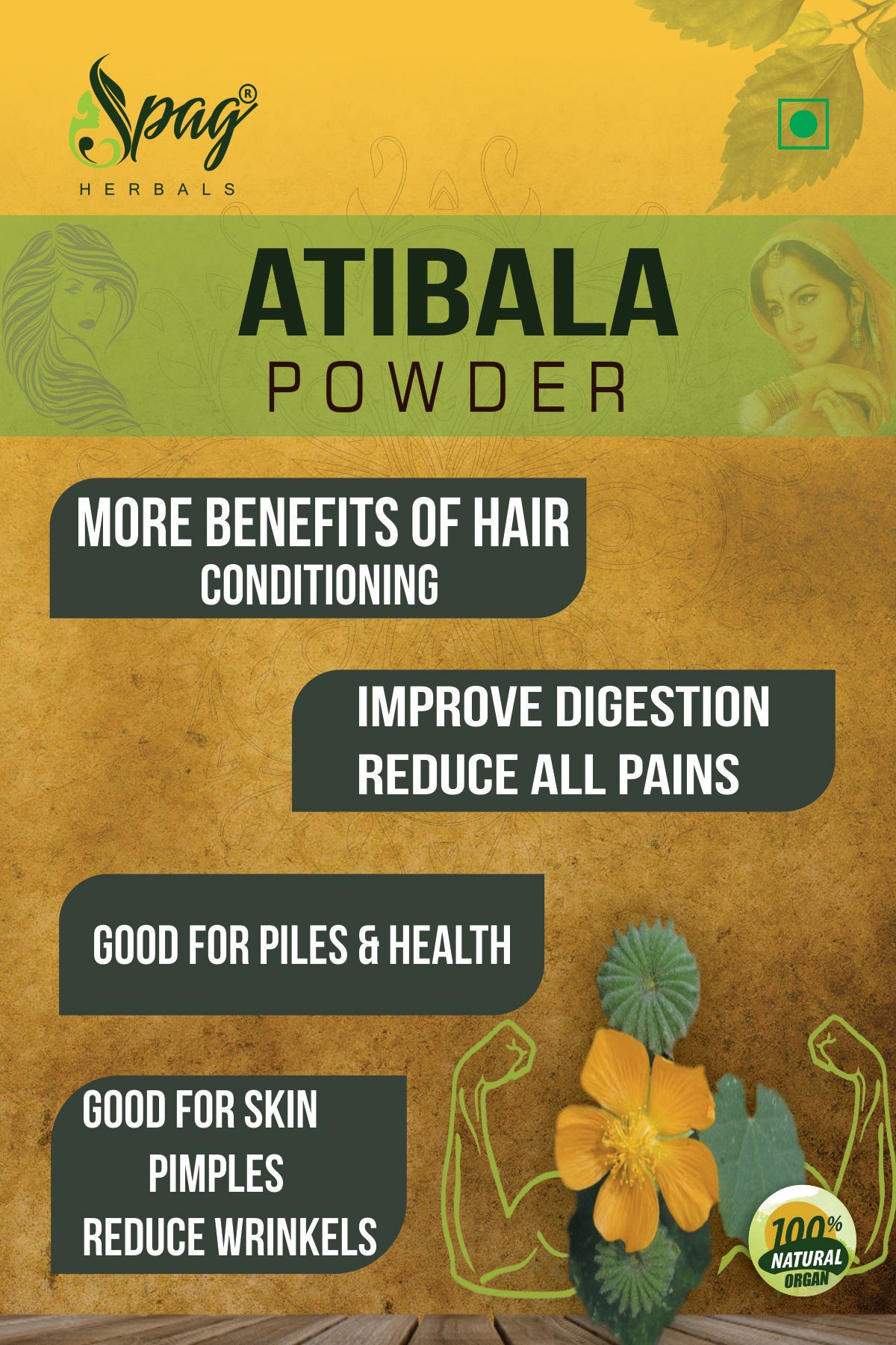 Spag Herbals Atibala Powder - Distacart