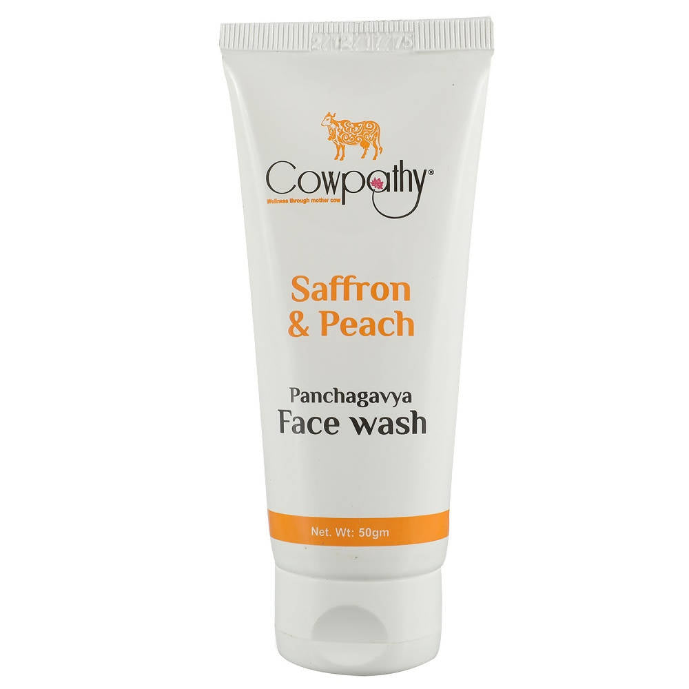 Cowpathy Saffron & Peech Panchagavya Face Wash (50 Gm) - Distacart