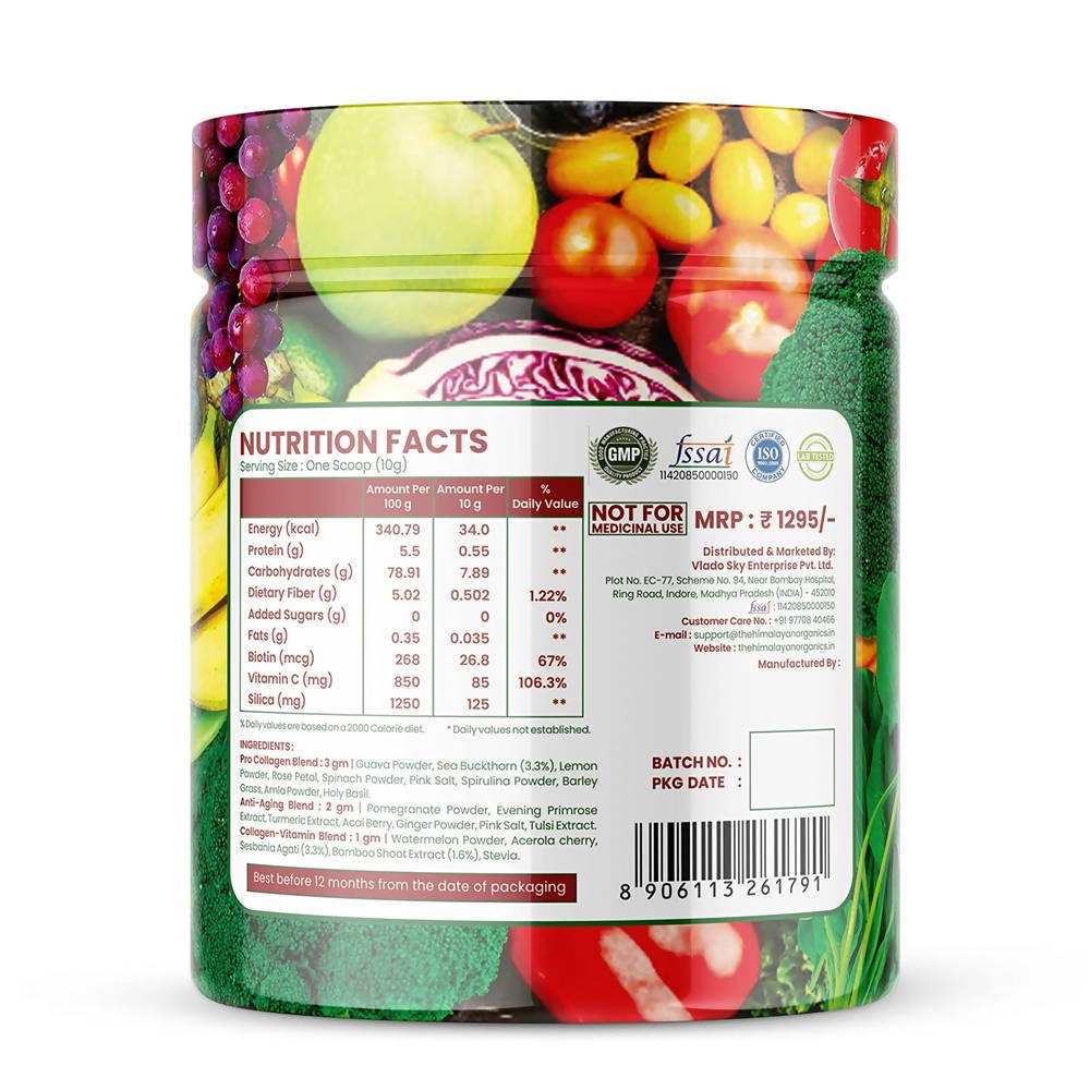 Himalayan Organics Plant Based Collagen Builder Powder - Distacart