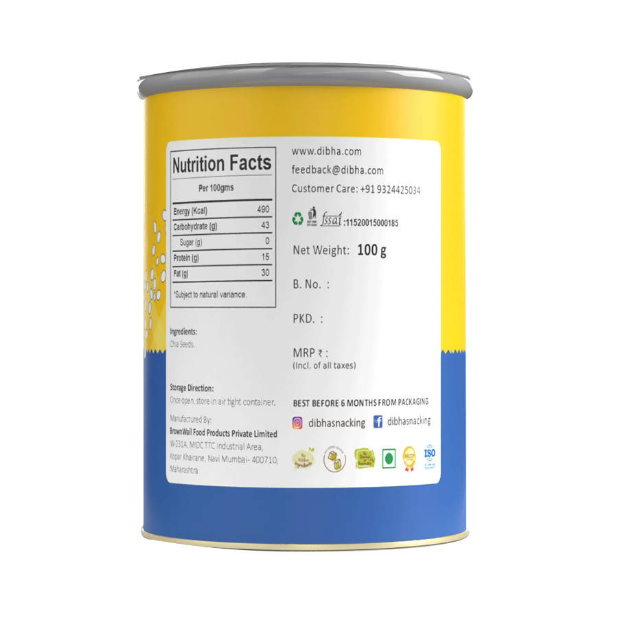 Dibha Roasted Chia Seeds