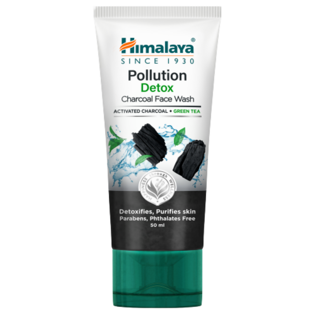 Buy Himalaya Herbals Pollution Detox Charcoal Face Wash Online at Best