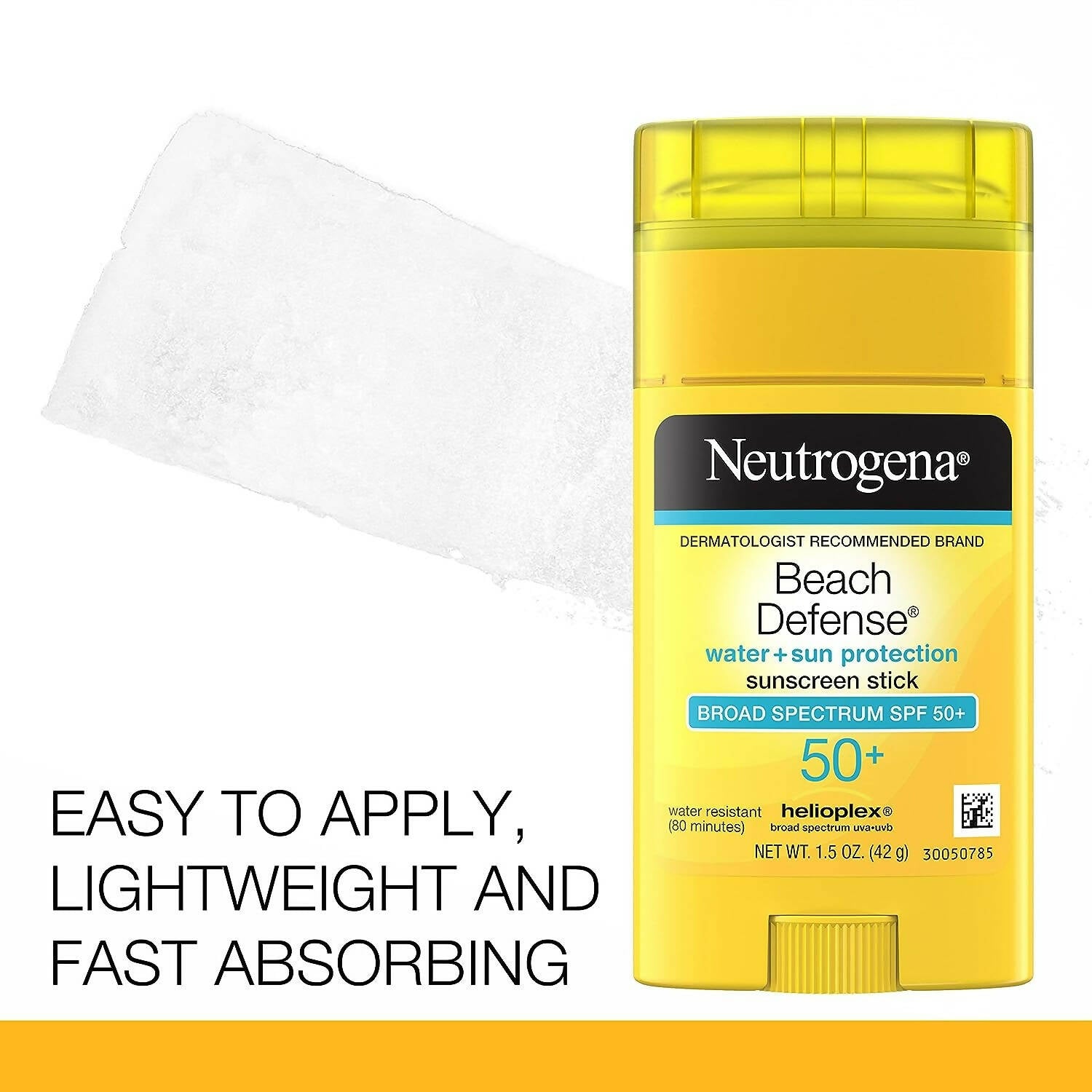 Neutrogena Beach Defense Sunscreen Stick Broad Spectrum SPF 50+ - Distacart