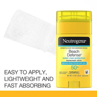 Thumbnail for Neutrogena Beach Defense Sunscreen Stick Broad Spectrum SPF 50+ - Distacart