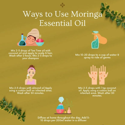 Organicos Moringa Essential Oil - Distacart