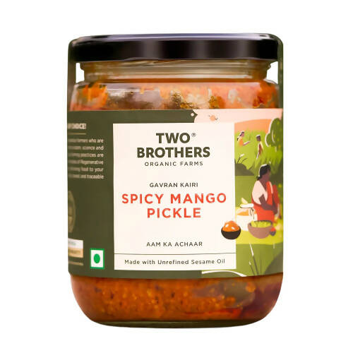 Two Brothers Organic Farms Spicy Mango Pickle - Distacart