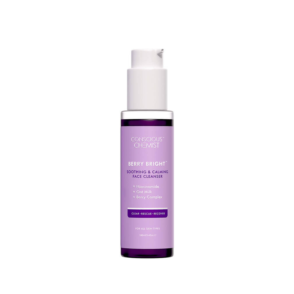 Conscious Chemist Berry Bright Soothing & Calming Face Cleanser - Distacart