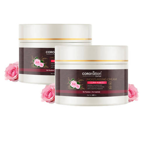 Coronation Herbal Pink Rose Moisturizing Cream - Distacart
