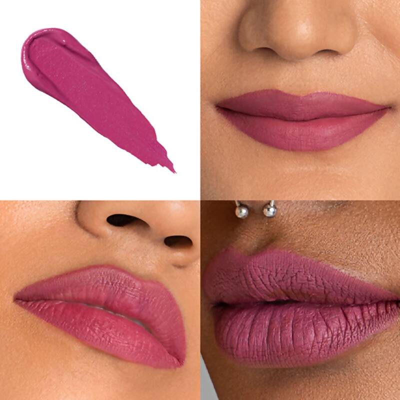 LoveChild By Masaba Gupta Mamma Mia Lush-Matte Lip Creme - Jamun Cooler - Distacart