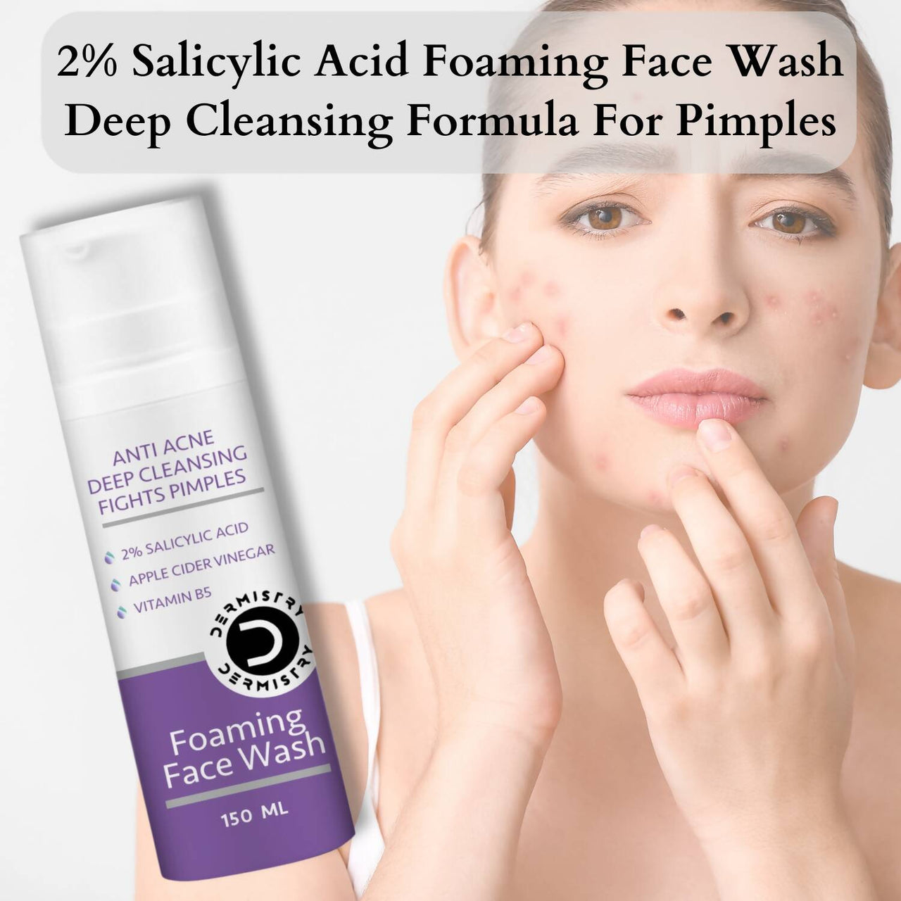 Dermistry Mattifying Moisturizer & Anti Acne Foaming Face Wash - Distacart