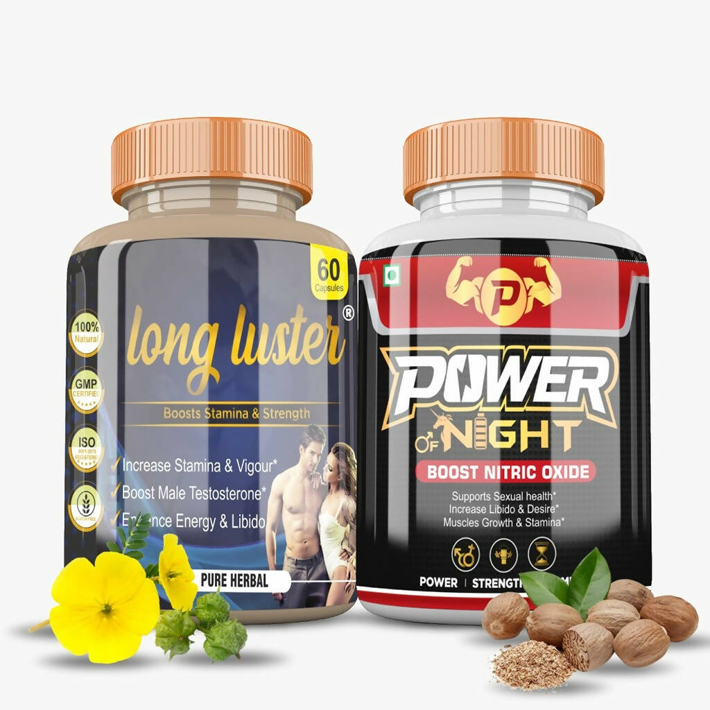Divya Shree Long Luster and Power of Night Capsule Combo - Distacart