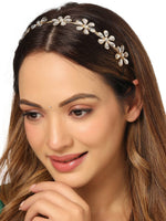 Thumbnail for NVR Women's Gold-Plated Traditional Trending Matha Patti - Distacart