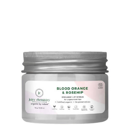 Juicy Chemistry Blood Orange & Rosehip Lip Scrub - Distacart