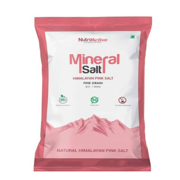 NutroActive Mineral Salt Himalayan Pink Rock Salt Fine Grain