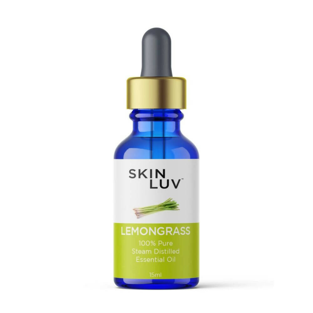 SkinLuv Lemongrass Pure & Organic Steam Distilled Essential Oil - Distacart