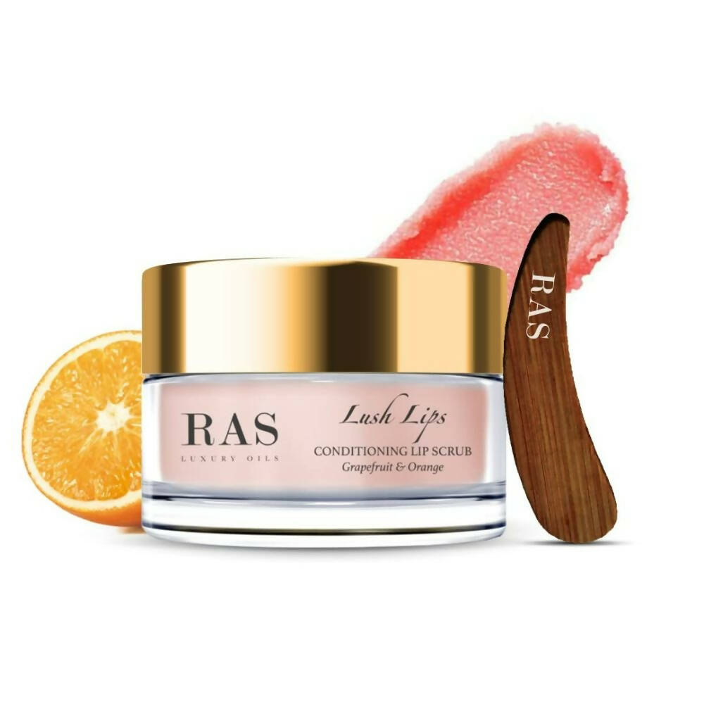 Ras Luxury Oils Lush Lips Conditioning & Brightening Lip Scrub - Distacart