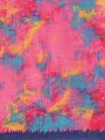 Thumbnail for Saree Mall Pink & Blue Dyed Saree - Distacart