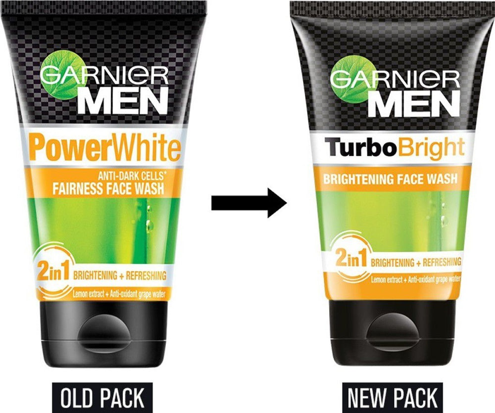 Garnier Men Power White Anti-Dark Cells Fairness Face Wash - Distacart