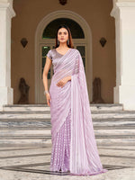 Thumbnail for Tikhi Imli Striped Woven Design Saree - Distacart