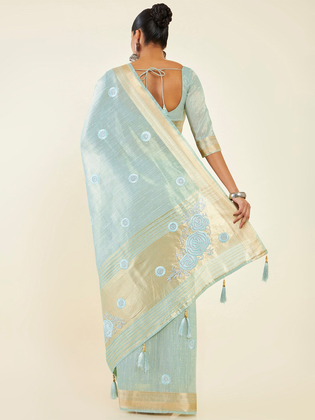 Soch Woven Design Zari Tissue Kota Saree - Distacart