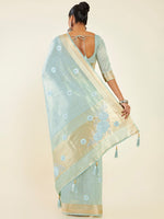 Thumbnail for Soch Woven Design Zari Tissue Kota Saree - Distacart