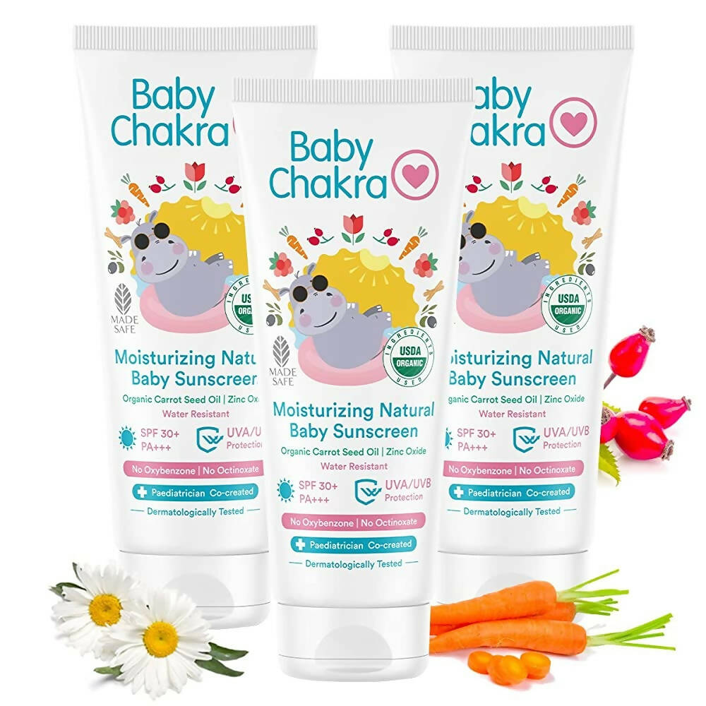 BabyChakra Moisturizing Natural Baby Sunscreen - Distacart