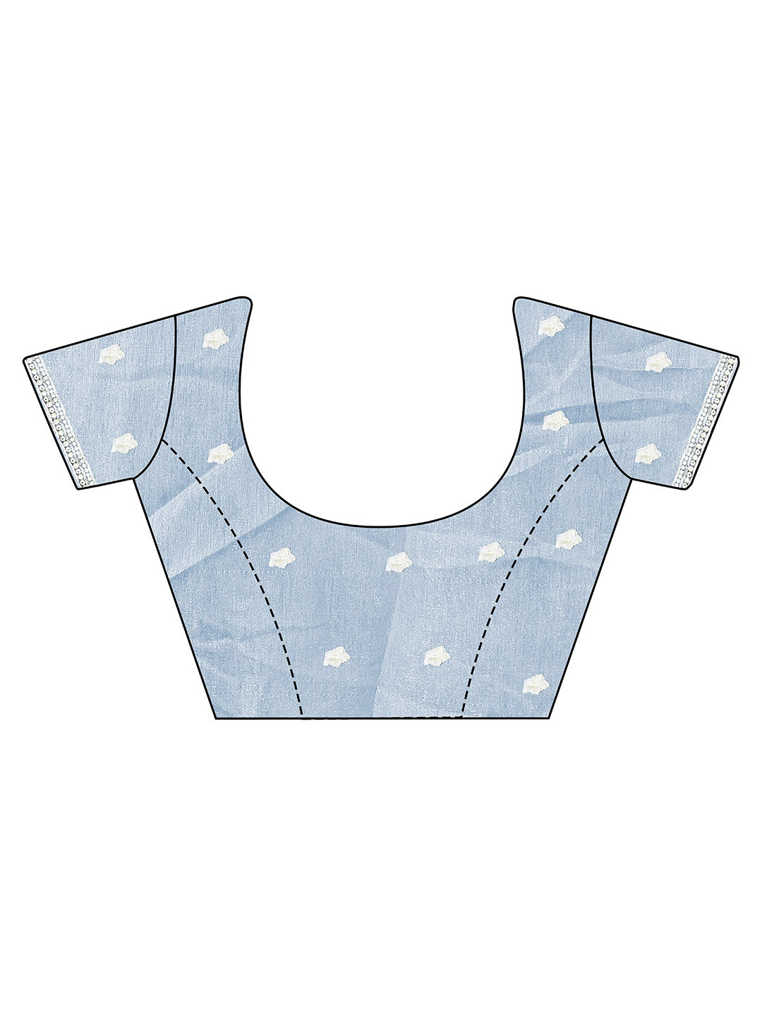 Tikhi Imli Ethnic Motifs Beads and Stones Organza Heavy Work Saree - Distacart