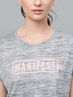 Thumbnail for MKH Typography Printed Extended Sleeves Dri-FIT Relaxed Fit Sports T-shirt - Distacart