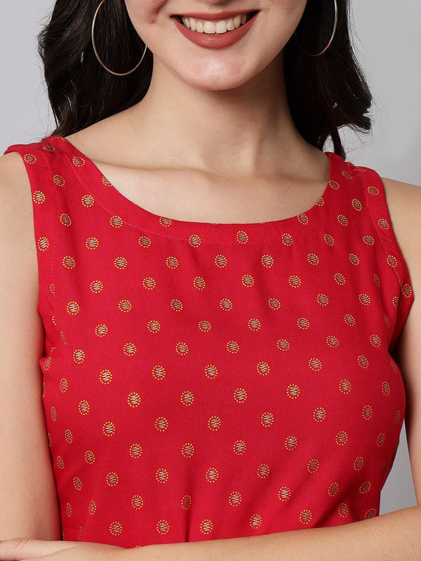 Kalini Women Pink Geometric Printed Kurta - Distacart