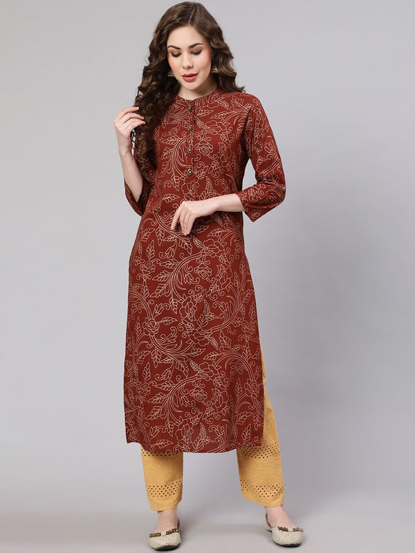 Kalini Women Ethnic Motifs Printed Indie Prints Kurta - Distacart