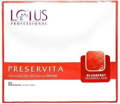 Lotus Professional Preservita Advanced Skin Whitening Facial Kit - Bearberry Marmalade - Distacart