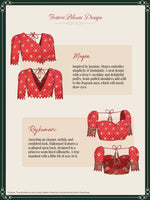 Thumbnail for Mitera Red & Gold-Toned Woven Design Bandhani Saree - Distacart