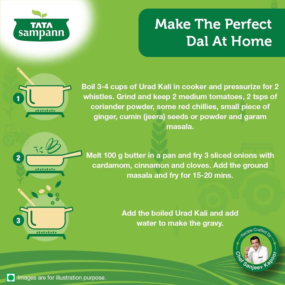 Tata Sampann Unpolished Urad Kali - Distacart