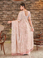 Thumbnail for Tikhi Imli Woven Design Satin Jacquard Ready to Wear Saree - Distacart