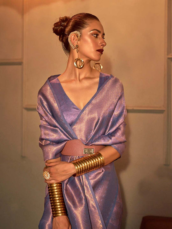 Saree Mall Ethnic Motifs Zari Kanjeevaram Sarees - Distacart