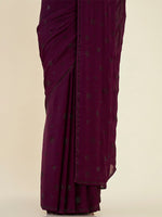 Thumbnail for Soch Beads And Stones Embellished Pure Chiffon Heavy Work Saree - Distacart