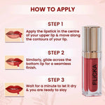 Thumbnail for FLiCKA R U Ready Matte Finish liquid Lipstick Shade 04 Spiced Tea - Distacart
