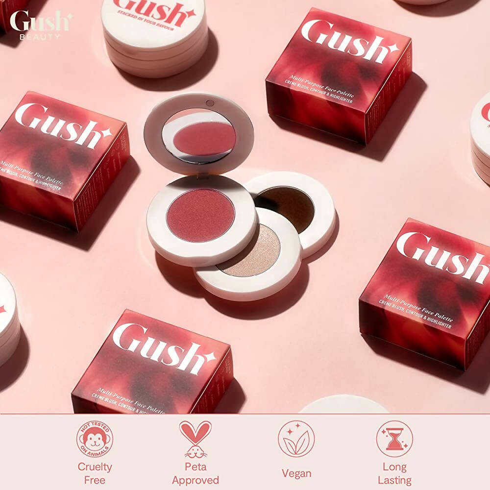 Gush Beauty Stacked Multipurpose Face Palette - Distacart