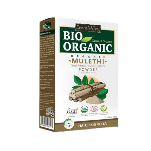 Indus Valley Bio Organic 100% Natural Mulethi Powder - Distacart