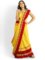Thumbnail for Kalini Zari Silk Cotton Banarasi Saree - Distacart